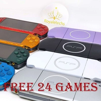 Sony PSP-3000 Console Choice Color w/Charger + Battery + 32GB (Random 24 Games) - Image 1 of 4