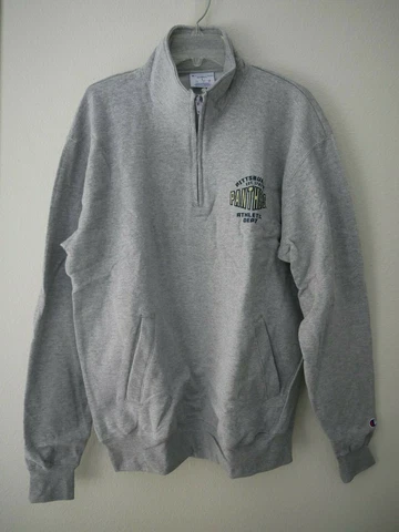 Champion NCAA Pittsburgh Panthers Mens All-Around Fleece 1/4 Zip Jacket Sz L NWT Cover