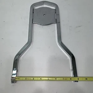 Harley-Davidson Softail Sissy Bar Low Medallion Chrome 52655-84 52909-02 52735-8 - Picture 1 of 2