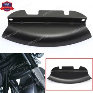 Black -Lower Wind Deflector Front Fork Air Baffle Fits For Harley Touring - Picture 1 of 12