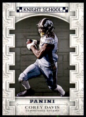 2017 Panini Football Knight School Corey Davis Rookie Tennessee Titans #KNS-CD - Image 1 of 2