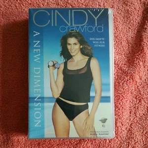 VHS Video Kassette Cindy Crawford A New Dimension Der sanfte Weg zur Fitness ori - Bild 1 von 3