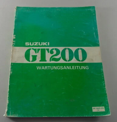 Manual De Taller Suzuki GT 200 / E / GT200/E Actualizado 06/1979 - Imagen 1 de 2