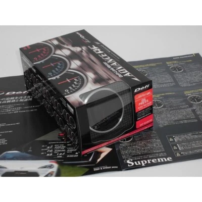 DEFI Link Meter ADVANCE BF Oil Pressure Gauge  60mm DF10202 Amber Red Face - Image 1 of 2