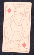 N233 Kinney Transparent Playing Cards- Jack of diamonds