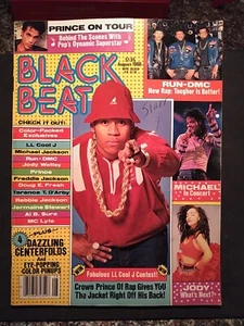 BLACK BEAT MAGAZINE AUGUST 1988 LL COOL J PRINCE RUN D M C MICHAEL - Picture 1 of 19