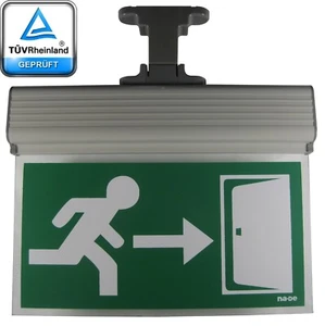 LED Fluchtweg Notleuchte Notlicht Fluchtwegleuchte Notausgang Notbeleuchtung NEU - Bild 1 von 4
