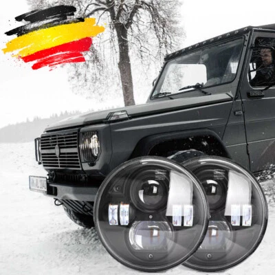 Paar E9 LED Scheinwerfer E-Geprüft für PUCH G G-Klasse 250 GD Wolf W460 - Bild 1 von 4