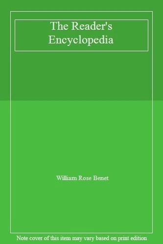 The Reader's Encyclopedia By William Rose Benet - Image 1 of 1