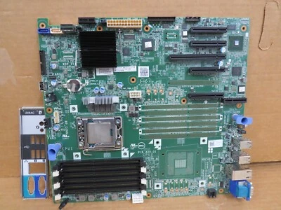 Dell PowerEdge T320, 0MK701 Server Motherboard, Xeon E52430V2 & Faceplate TESTED - Image 1 of 4
