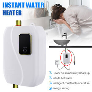 3500W Electric Tankless Instant Hot Water Heater Under Sink Tap Kitchen Bathroom