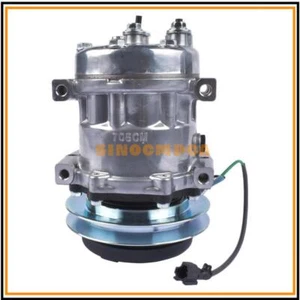 24V SD7H13 AC Compressor 47759181 KHR3197 For Link-Belt Case Kobelco Excavator - Bild 1 von 5