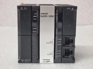 OMRON PLC NJ301-1200 CPU UNIT - Picture 1 of 9