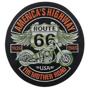America's Highway Route 66 Iron-on Patch - Picture 1 of 2