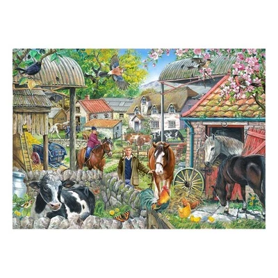 The House of Puzzles, Horseshoe Farm, BIG 250 Piece Jigsaw Puzzle - Image 1 of 4