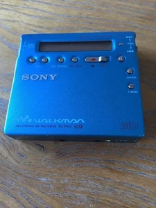 Vintage Sony MD Walkman - Portable MiniDisc Player/Recorder - Blue (MZ-R900/L) - Picture 1 of 1