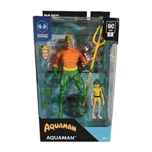 Figura Aquaman DC Classic 7" con McFarlane Toys Digital Coleccionable Caja Dañada  - Imagen 1 de 11