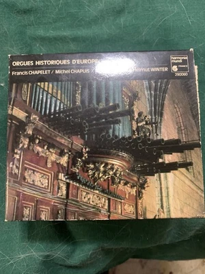 Historic Organs of Europe 6 CD box set 1989 Harmonia Mundi Foto 1 de 3