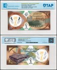 Qatar 22 Riyals, 2022, P-39, UNC, Commemorative, Polymer, Authenticated