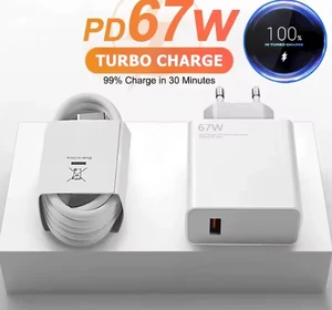 67W Ladegerät für Xiaomi 11 12 Lite 13T Redmi Note 10 11T 12T 13 POCO X3 X4 F4 - Bild 1 von 1