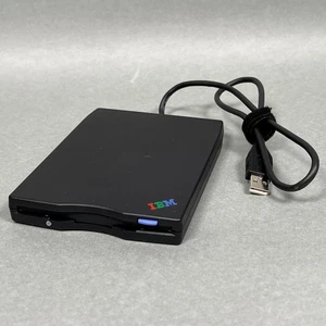 IBM USB Portable Diskette Drive MPF82E External Floppy Drive Works Great - Picture 1 of 9