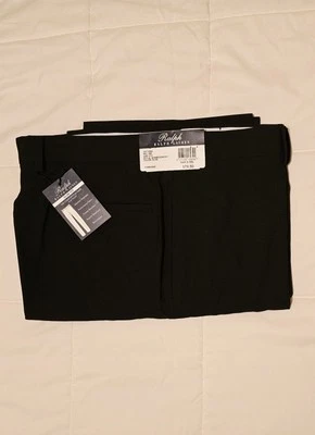 Pantalones de vestir Ralph Lauren ajustados delanteros planos cómodos flexibles 34X30 Olive Business nuevos con etiquetas  Foto 1 de 4