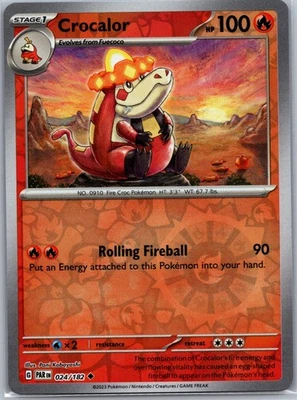 Crocalor, SV04: Paradox Rift, 024/182, Uncommon - Image 1 of 2