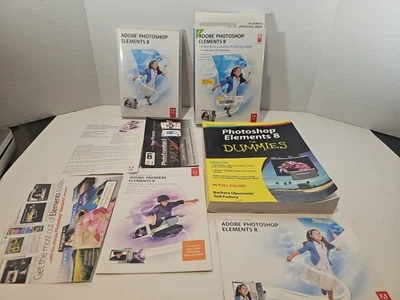 Adobe Photoshop Elements 8 for Mac, Software Disc w/ Serial Number Install Key - Image 1 of 4