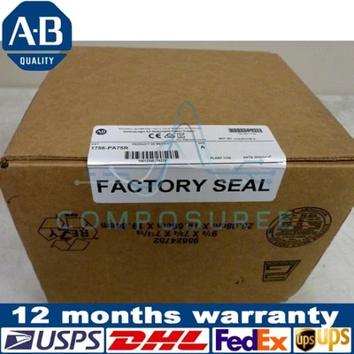 NEW AB 1756-PA75R Ser A ControlLogix AC Power Supply 1756PA75R - Image 1 of 4