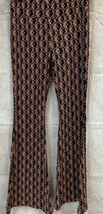 No Boundaries No Bo Women's Brown / Black Patterned Pants Size XXXL (21) - Picture 1 of 6