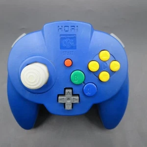 Hori Mini Pad 64 Nintendo 64 Controller Blue N64 OEM - Picture 1 of 8