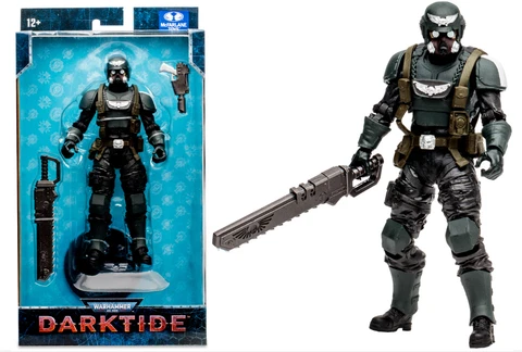 McFarlane Warhammer 40000 Veteran GUARDSMAN DARKTIDE 7" Action Figure Cover