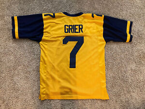 Will Grier West Virginia Mountaineers #7 College Football Unsigned Jersey Sewn #