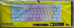 Corsair K65 RGB Mini 60% mechanische Gaming-Tastatur – Cherry MX - weiß - Bild 1 von 1