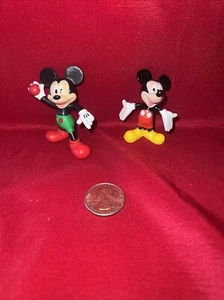 2 Mickey Mouse Figurine - Classic Disney Collectible - Picture 1 of 1