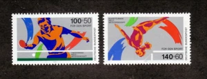 Tenis de mesa y gimnasia Alemania #B675-76 MNH 1989 - Imagen 1 de 1