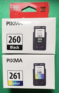 Genuine Canon 260 261 Ink Cartridge Combo-For TS5320 6420 TR7020 Printer-OEM-2PK - Picture 1 of 4