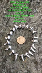20 Militär Blechschrauben M151A2 M718A1 M825 Windschutzscheibenrahmen MS51861-34 NEU - Bild 1 von 7