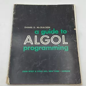 Guide to Algol Programming by Daniel D. McCracken (Trade Paperback) - Picture 1 of 6