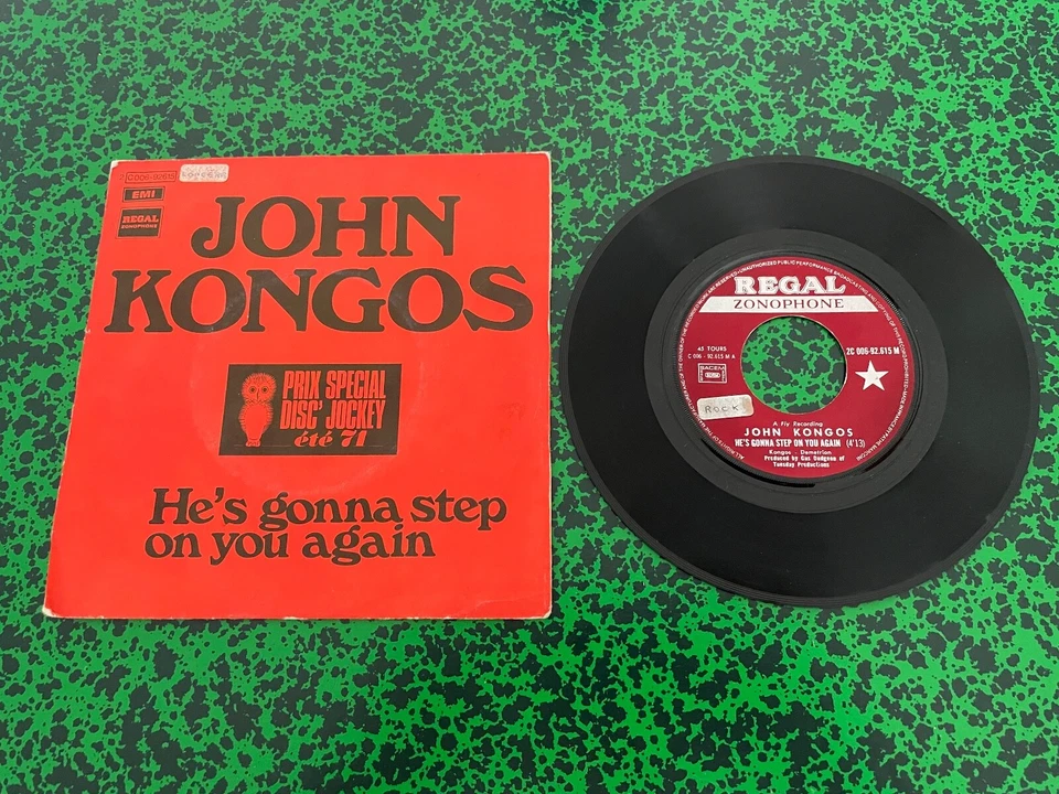 VINYLE 45 TOURS - JOHN KONGOS - HE'S GONNA STEP ON YOU AGAIN - Photo 1/1
