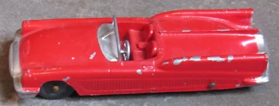 Antiguo juguete diecast Tootsie convertible Buick concept car sable metal rojo 1952 Foto 1 de 4