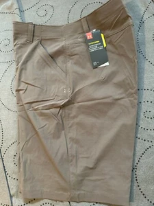 UNDER ARMOUR STORM #176 BROWN FISHING SHORTS SIZE 32 MEN NWT $$$$ - Picture 1 of 3