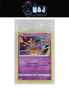 Pokemon TCG Deoxys SWSH170 Promo Build & Battle Deck Fusion Strike Holo SEALED - Picture 1 of 2