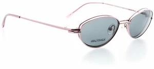 Womens Clip-On Eyewear - Oval Shape, Titanium Full Rim, Lilac - Picture 1 of 4