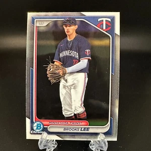 2024 Bowman Chrome Prospects Brooks Lee #BCP-145 Minnesota Twins - Picture 1 of 2