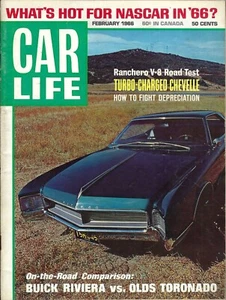 1966 Olds Toronado, Ford Ranchero, Riviera GS, more, in vintage magazines-lot/2 - Imagen 1 de 4