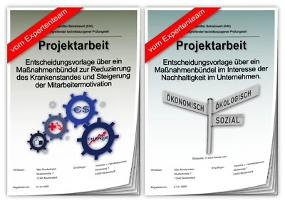 Projektarbeit Geprüfter Betriebswirt & Präsentation IHK Unternehmensführung - Bild 1 von 4