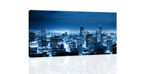 Chicago Skyline III - CANVAS OR PRINT WALL ART - Picture 1 of 2