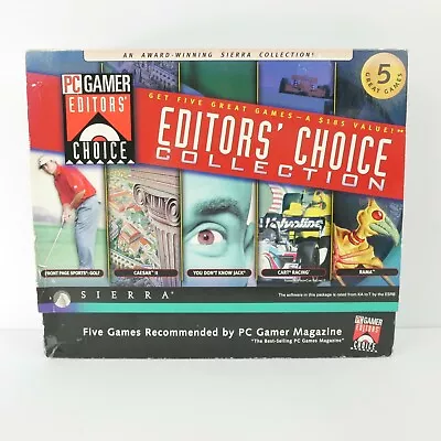 PC Editors Choice Collection Sierra | Big Box PC | 5 Games | Tracked Postage - Image 1 of 4