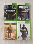 Lot Of 4 Call Of Duty Bundle 4 Games Xbox 360 COD (MW2|MW3|Black Ops |Ghosts)